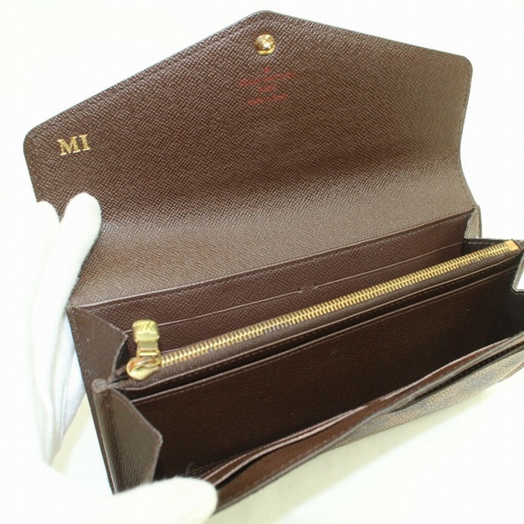 💯 Auth Louis Vuitton Portefeuille Sarah Wallet - Picture 5 of 8